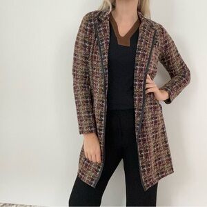 MELLODAY Long Tweed Blazer